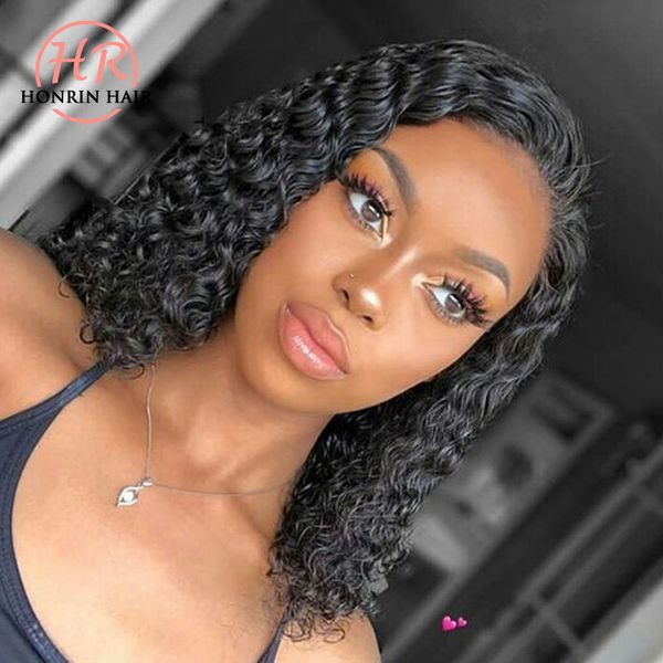 honrin hair lace front wig short bob curly deep curl brazilian virgin human hair pre plucked 150% density glueless, Black;brown
honrin hair lace front wig short bob curly deep curl brazilian virgin human hair pre plucked 150% density glueless, Black;brown