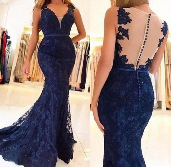 lace mermaid evening dresses deep v-neck illusion cover buttons sweep train illusion formal party prom gown vestidos de fiesta, Black;red
lace mermaid evening dresses deep v-neck illusion cover buttons sweep train illusion formal party prom gown vestidos de fiesta, Black;red