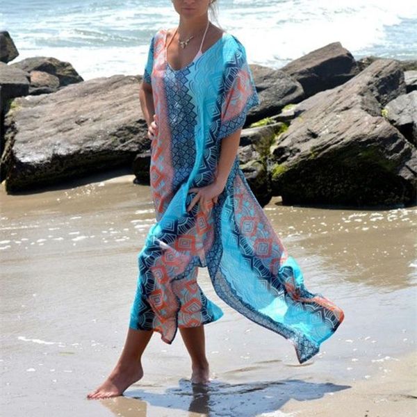 long printed chiffon bikini cover up women bikini cover up swimwear women robe de plage cardigan beach blanket swimsuit ups, Blue;gray
long printed chiffon bikini cover up women bikini cover up swimwear women robe de plage cardigan beach blanket swimsuit ups, Blue;gray