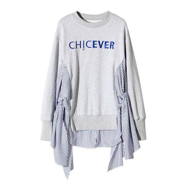 chicever womens designer clothing letter embroidery sweatshirts stripe shirt panalled long sleeve pullover light gray hoodie for women, Black
chicever womens designer clothing letter embroidery sweatshirts stripe shirt panalled long sleeve pullover light gray hoodie for women, Black