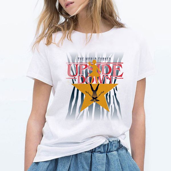 mujeres stranger things 3 t shirt eleven 2020 women new tshirt hip hop 90s gothic female clothing femme streetwear kawaii upside down, White
mujeres stranger things 3 t shirt eleven 2020 women new tshirt hip hop 90s gothic female clothing femme streetwear kawaii upside down, White