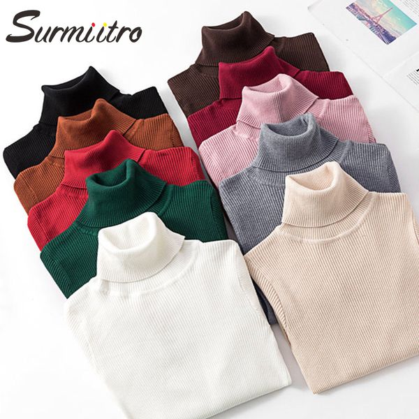 surmiitro knitted winter sweater women turtleneck 2019 korean ladies autumn elastic tricot jumper and pullover female knitwear, White;black
surmiitro knitted winter sweater women turtleneck 2019 korean ladies autumn elastic tricot jumper and pullover female knitwear, White;black