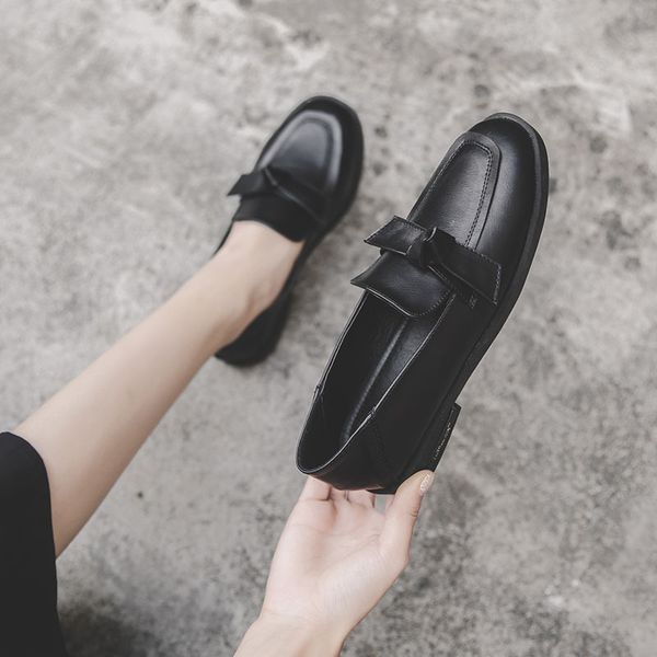 women shoes autumn female footwear shallow mouth square toe oxfords women's bow-knot casual sneaker slip-on fall dress new, Black
women shoes autumn female footwear shallow mouth square toe oxfords women's bow-knot casual sneaker slip-on fall dress new, Black