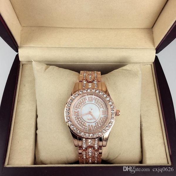высокое качество 2020 новый стиль моды женские часы с полным бриллиантом серебро / розовое золото / золото леди часы стальной браслет цепи р, Slivery;brown
высокое качество 2020 новый стиль моды женские часы с полным бриллиантом серебро / розовое золото / золото леди часы стальной браслет цепи р, Slivery;brown