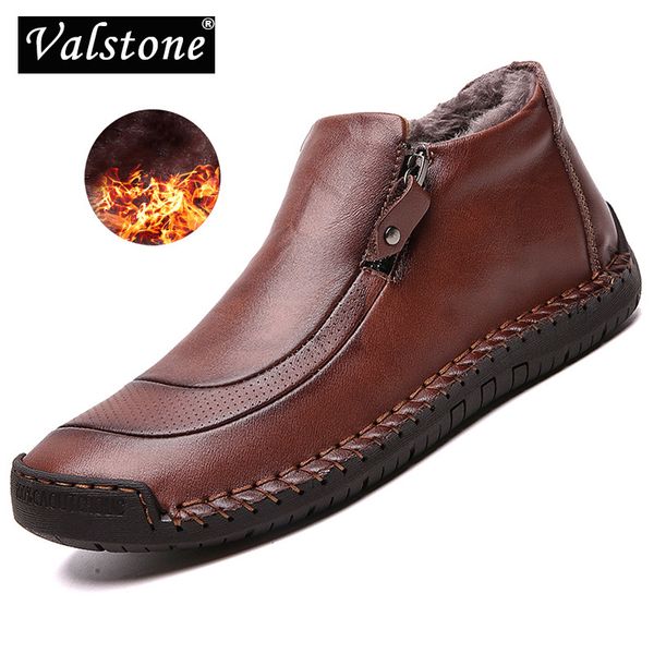 valstone slip-on moccasins winter men casual leather shoes plush warm sneakers zipper mid-boots street shoes plus size 38-48 cj191217, Black
valstone slip-on moccasins winter men casual leather shoes plush warm sneakers zipper mid-boots street shoes plus size 38-48 cj191217, Black