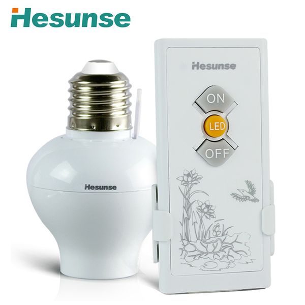 hesunse smart wireless remote control держатель лампы розетка 220v single way освещение пульта дистанционного управления e27 винт базы гнезд
hesunse smart wireless remote control держатель лампы розетка 220v single way освещение пульта дистанционного управления e27 винт базы гнезд