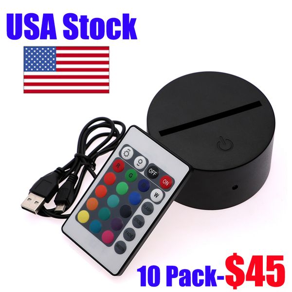 RGB кабель USB сенсорных лампы LED лампа цоколь 3D Night Light Акриловых плит панель держатель дистанционного USB-кабель для ресторана бара
RGB кабель USB сенсорных лампы LED лампа цоколь 3D Night Light Акриловых плит панель держатель дистанционного USB-кабель для ресторана бара