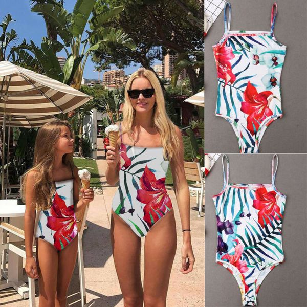 2019 new summer family matching swimwear mother daughter women kids floral print one piece bikini
2019 new summer family matching swimwear mother daughter women kids floral print one piece bikini
