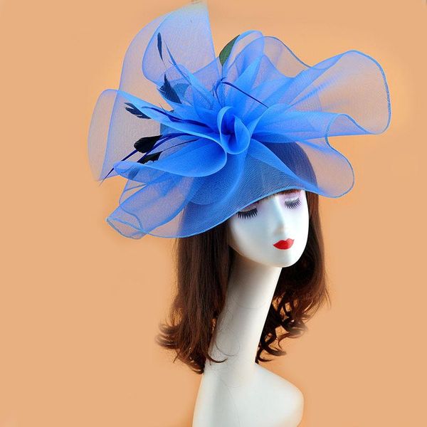 vintage bridal flower feather hats elegant wedding accessories bride net hats blue fascinator hats women's formal occasion dgyxa, White
vintage bridal flower feather hats elegant wedding accessories bride net hats blue fascinator hats women's formal occasion dgyxa, White