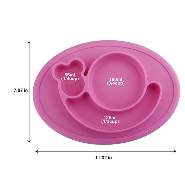 infants silicone plate baby dishes feeding food plate tray for kid dinnerware set waterproof baby tableware placemat
infants silicone plate baby dishes feeding food plate tray for kid dinnerware set waterproof baby tableware placemat