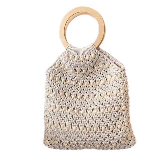 hand-woven bag handbag retro bead bag holiday portable bucket beach round handle
hand-woven bag handbag retro bead bag holiday portable bucket beach round handle