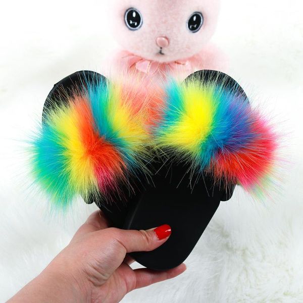summer kids тапочки пушистый искусственного меха слайды furry flat дети радуги обувь для девочек меховые сандалии, Black;red
summer kids тапочки пушистый искусственного меха слайды furry flat дети радуги обувь для девочек меховые сандалии, Black;red