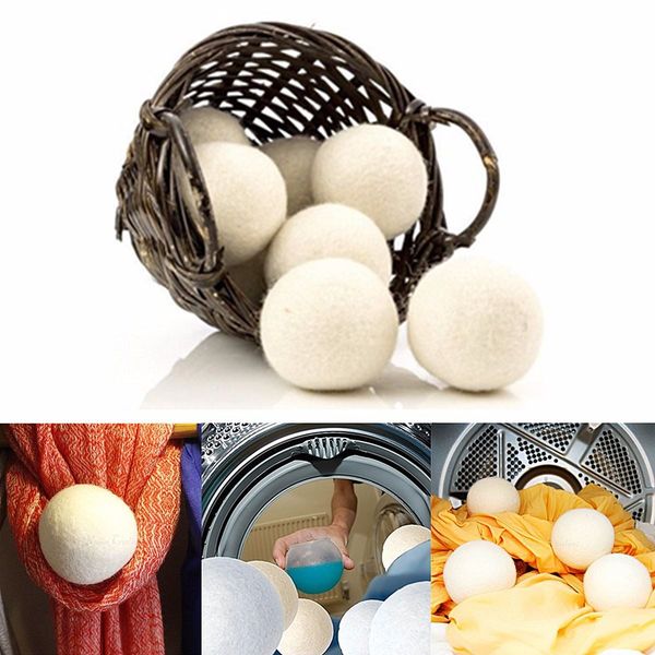 6pcs/pack laundry clean ball reusable natural organic laundry fabric softener ball premium organic wool dryer balls
6pcs/pack laundry clean ball reusable natural organic laundry fabric softener ball premium organic wool dryer balls