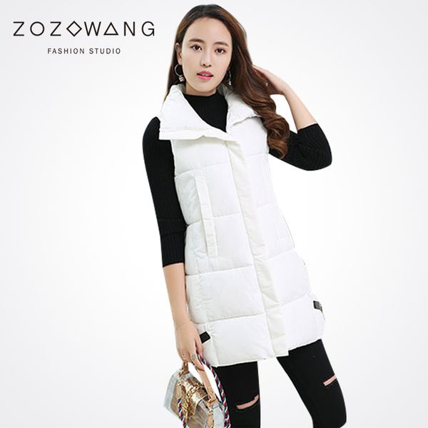 zozowang solid turn-down collar ln the long zipper loose new a-hem autumn winter vest women fashion keep warm wist coat women, Black;white
zozowang solid turn-down collar ln the long zipper loose new a-hem autumn winter vest women fashion keep warm wist coat women, Black;white