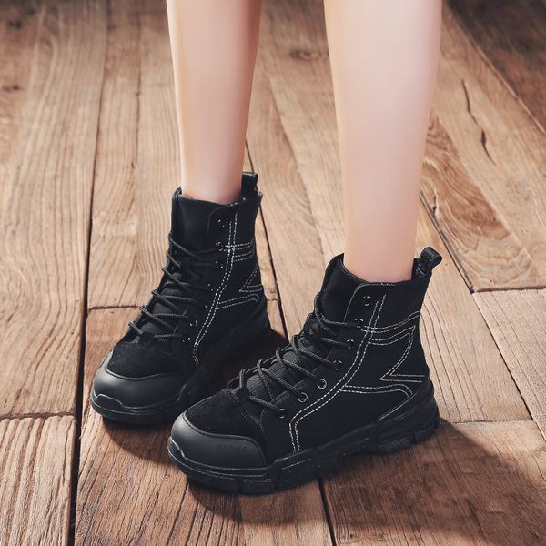 boots women's boots british style students korean-style 2018 new style locomotive autumn & winter ins short, Black
boots women's boots british style students korean-style 2018 new style locomotive autumn & winter ins short, Black