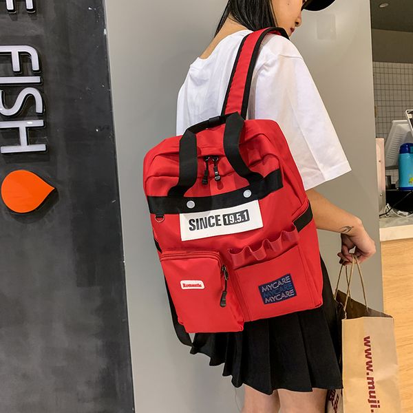 backpacks women school backpack for teenage girls panelled nylon bagpack casual simple preppy style student back pack
backpacks women school backpack for teenage girls panelled nylon bagpack casual simple preppy style student back pack
