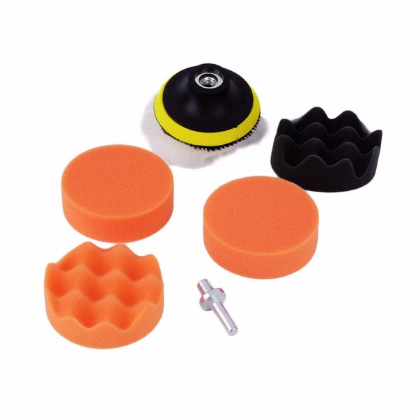 7pcs/set 4'buffing pad auto car wax wash car polishing sponge wheel kit with m14 drill adapter buffer
7pcs/set 4'buffing pad auto car wax wash car polishing sponge wheel kit with m14 drill adapter buffer