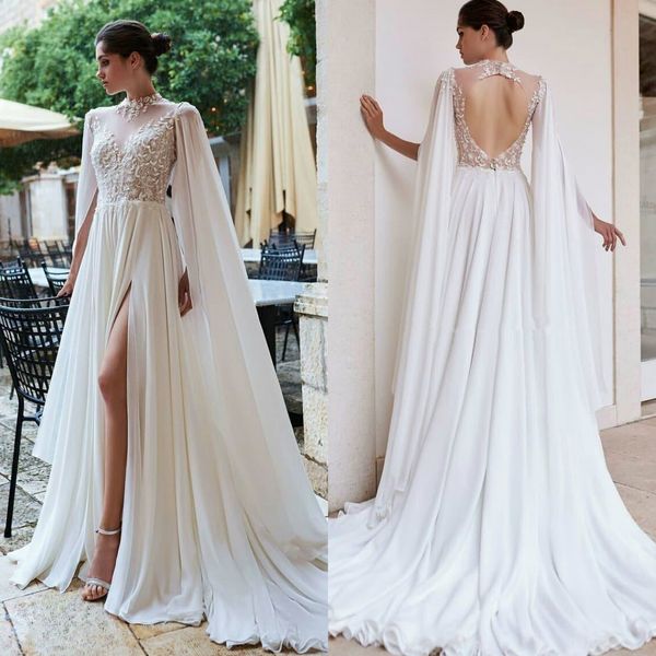 julie vino 2020 wedding dresses with wrap a line lace appliqued beads split beach boho bridal gowns vestido de novia, White
julie vino 2020 wedding dresses with wrap a line lace appliqued beads split beach boho bridal gowns vestido de novia, White