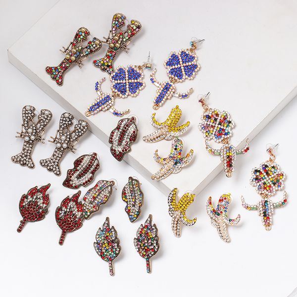 ice cream hanging earrings women crystal wedding party statement earrings handmade beads drop dangle earrings jewelry, Silver
ice cream hanging earrings women crystal wedding party statement earrings handmade beads drop dangle earrings jewelry, Silver