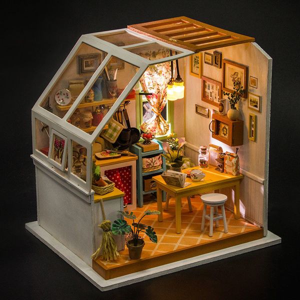 robotime diy miniature doll house kits dollhouse with furniture toys children gift for girls dg105 y200414
robotime diy miniature doll house kits dollhouse with furniture toys children gift for girls dg105 y200414