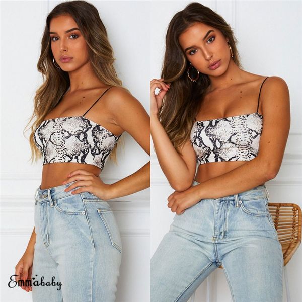snake skin print crop women straps slim fit tank vest party club tees shirt female camis plus size 2xl, White
snake skin print crop women straps slim fit tank vest party club tees shirt female camis plus size 2xl, White