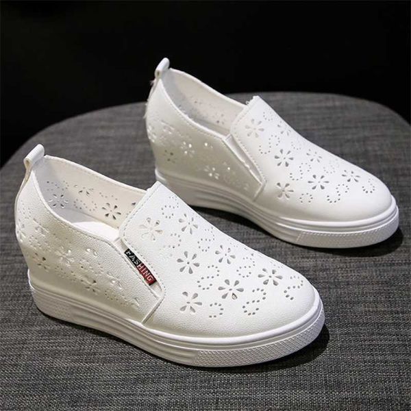 2020 new summer women's inner heightening shoes wild comfortable women's casual shoes fashion breathable flat d114, Black
2020 new summer women's inner heightening shoes wild comfortable women's casual shoes fashion breathable flat d114, Black