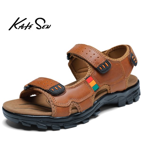 2020 men's sandals summer shoes beach men sandals causal shoes genuine leather fashion outdoor footwear 38-48, Black
2020 men's sandals summer shoes beach men sandals causal shoes genuine leather fashion outdoor footwear 38-48, Black