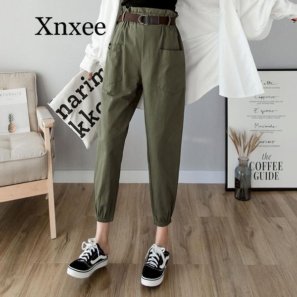 women's pants & capris women 2021 spring summer fashion female solid high waist loose harem pant pencil trousers casual cargo streetwea, Black;white
women's pants & capris women 2021 spring summer fashion female solid high waist loose harem pant pencil trousers casual cargo streetwea, Black;white