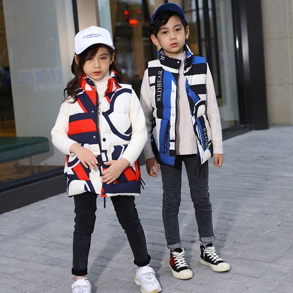 hssczl girls big boys duck down vest stripe 2019 winter thicken girl kids children's clothing fashion warm child clothes 6-14y, Blue;gray
hssczl girls big boys duck down vest stripe 2019 winter thicken girl kids children's clothing fashion warm child clothes 6-14y, Blue;gray