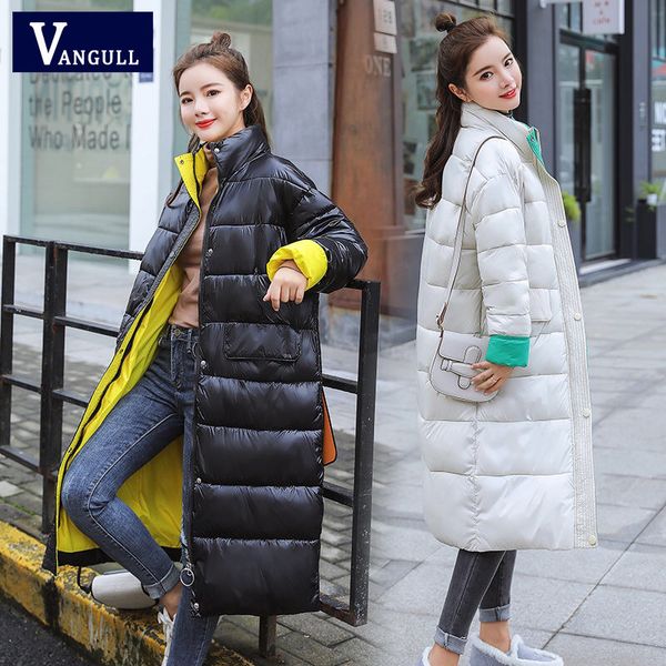 vangull new 2019 parkas female women winter coat thickening cotton jacket parkas for women winter long thick warm cotton outwear, Black
vangull new 2019 parkas female women winter coat thickening cotton jacket parkas for women winter long thick warm cotton outwear, Black