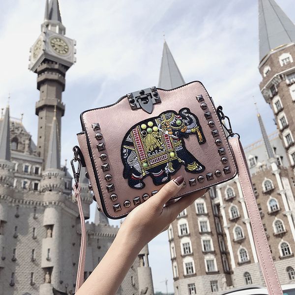 bag women 2020 creative single shoulder bag fashion embroidery elephant messenger fashion personality trend
bag women 2020 creative single shoulder bag fashion embroidery elephant messenger fashion personality trend