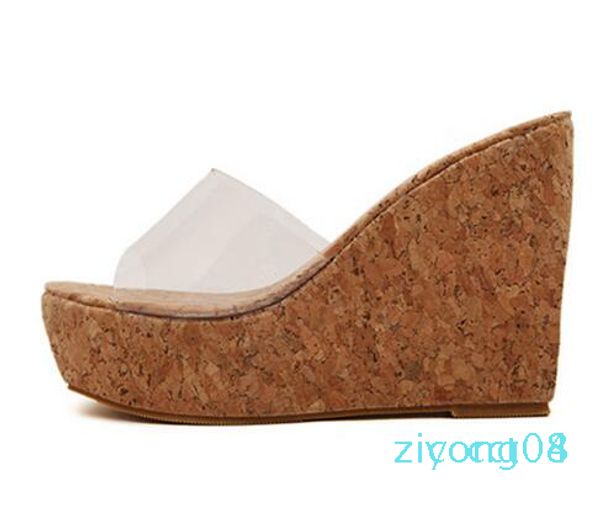 2017 new summer transparent platform wedges sandals women fashion high heels female summer shoes size 35-39 z08, Black
2017 new summer transparent platform wedges sandals women fashion high heels female summer shoes size 35-39 z08, Black