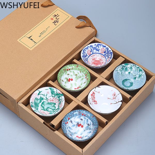 6pcs/set blue and white porcelain tea cup hand-painted cone teacup chinese style pattern teacup tea set tea accessories wshyufei
6pcs/set blue and white porcelain tea cup hand-painted cone teacup chinese style pattern teacup tea set tea accessories wshyufei