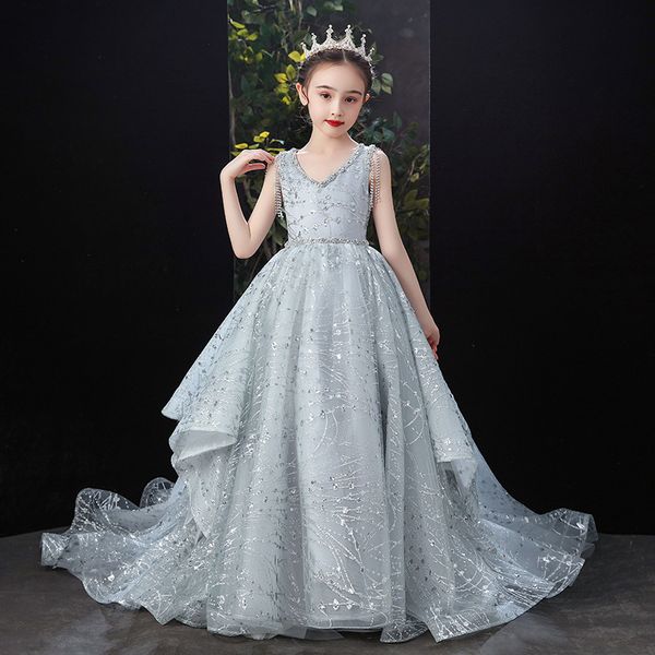 excellent design children girls luxury evening party birthday ceremony princess long tail dress kids sequined piano host dress, Red;yellow
excellent design children girls luxury evening party birthday ceremony princess long tail dress kids sequined piano host dress, Red;yellow