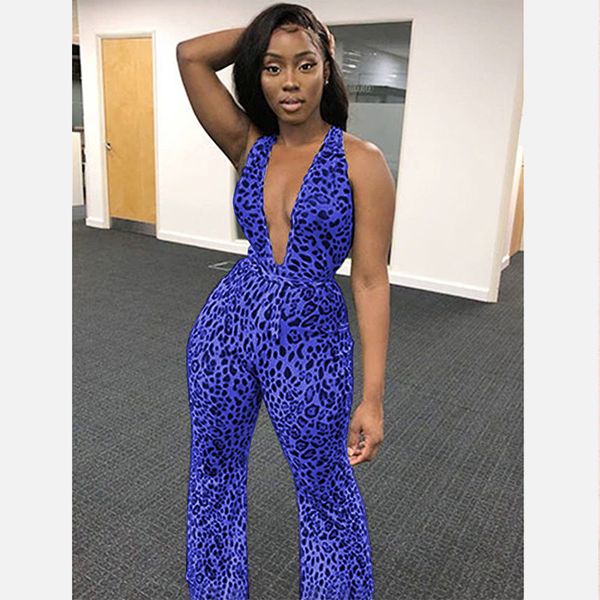 leopard rompers print backless sleeveless women's slim fit see through bell-bottom pants 2020 summer club fashion female, Black;white
leopard rompers print backless sleeveless women's slim fit see through bell-bottom pants 2020 summer club fashion female, Black;white