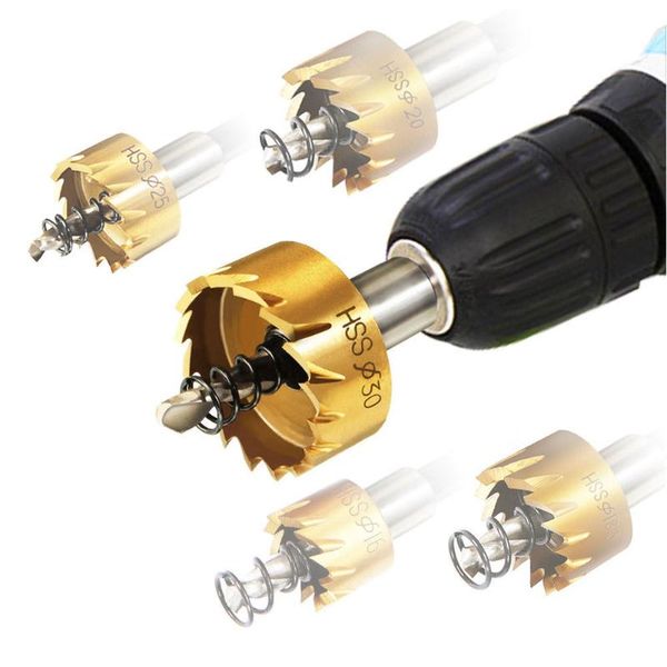 5pcs/set drill bit cutter metal plate hole saw durable hss steel tools tooth kit 16/18.5/20/25/30mm
5pcs/set drill bit cutter metal plate hole saw durable hss steel tools tooth kit 16/18.5/20/25/30mm