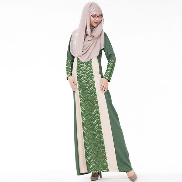 siskakia arab robe middle eastern malaysia muslim womens ethnic abaya dress elegant lace stitching hit color dressing gown green, Red
siskakia arab robe middle eastern malaysia muslim womens ethnic abaya dress elegant lace stitching hit color dressing gown green, Red