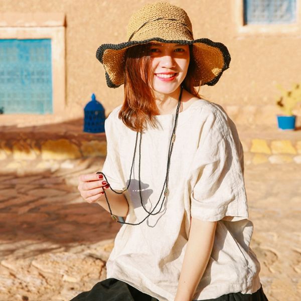 ladies sun hat for women bowknot straw foldable summer wide brim beach female chapeau femme jump ropes
ladies sun hat for women bowknot straw foldable summer wide brim beach female chapeau femme jump ropes