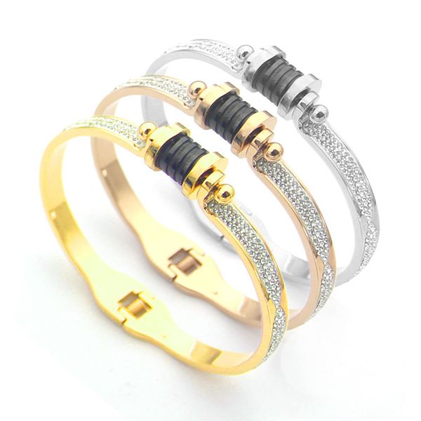 luxury designer jewelry women bracelets bangles men rose gold silver love bracelets for women with crystal bangles gifts jewelry wholesale, Black
luxury designer jewelry women bracelets bangles men rose gold silver love bracelets for women with crystal bangles gifts jewelry wholesale, Black