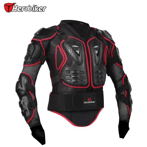 jacket herobiker motorcycle full body armor jacket motorcycle armor spine chest protection gear motorcycle protective motocross armor, Black;red
jacket herobiker motorcycle full body armor jacket motorcycle armor spine chest protection gear motorcycle protective motocross armor, Black;red