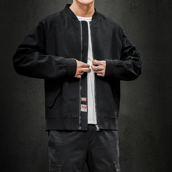 2020 spring new men's baseball collar jacket men's casual streetwear hip-hop plus size pilot coat korean fashion zipper shirt, Black;brown
2020 spring new men's baseball collar jacket men's casual streetwear hip-hop plus size pilot coat korean fashion zipper shirt, Black;brown