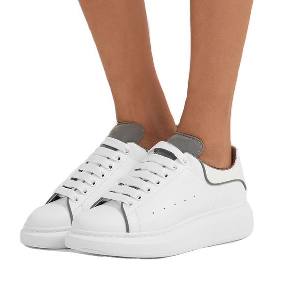 NEW Women's White Platform Shoes 3M Reflective 100% Leather mens designer shoes Exaggerated-sole Oversized Sneakers SZ 4-11 with dust bag
NEW Women's White Platform Shoes 3M Reflective 100% Leather mens designer shoes Exaggerated-sole Oversized Sneakers SZ 4-11 with dust bag