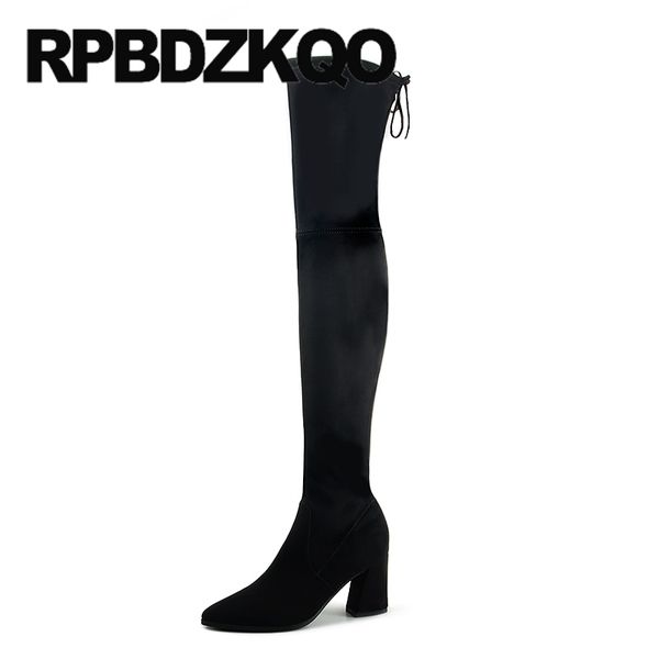 коренастый заостренный toe sexy остроконечные black winter высокий каблук замша тонкий бедра женщины boots обувь длинные за колено stretch t
коренастый заостренный toe sexy остроконечные black winter высокий каблук замша тонкий бедра женщины boots обувь длинные за колено stretch t