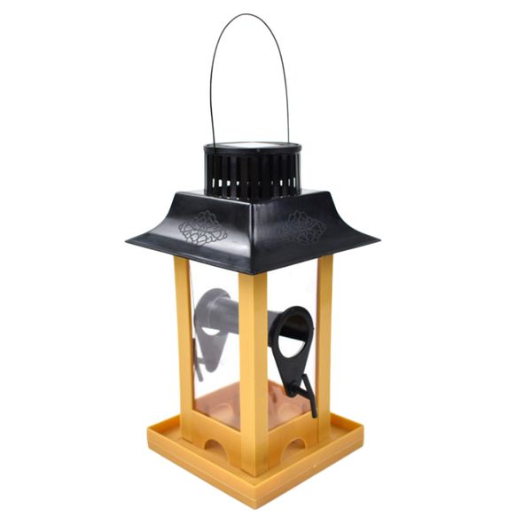 подвесной wild bird feeder tray контейнер solar night light bird food feeder