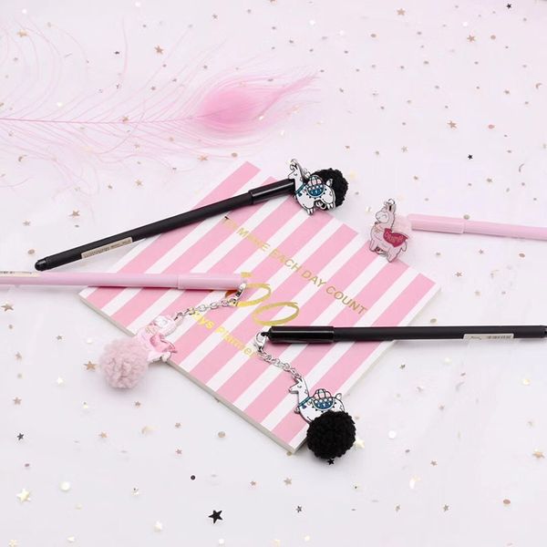1pc kawaii plush gel pens cute alpaca pens pendant neutral for kids gift school office supplies stationery
1pc kawaii plush gel pens cute alpaca pens pendant neutral for kids gift school office supplies stationery