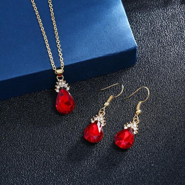europe and the united states earrings necklace jewelry set new drops crystal xiang shi, Silver
europe and the united states earrings necklace jewelry set new drops crystal xiang shi, Silver