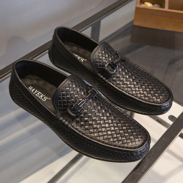 manxixi brand 2019 summer new leather weaving set foot casual comfortable hollow handmade shoes flat punching men 1224, Black
manxixi brand 2019 summer new leather weaving set foot casual comfortable hollow handmade shoes flat punching men 1224, Black
