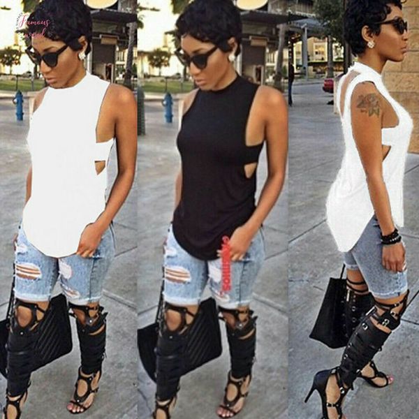 2020 women fashion summer casual loose tank vest blouse sleeveless crop shirt slim solid backless lady vest shirt, White
2020 women fashion summer casual loose tank vest blouse sleeveless crop shirt slim solid backless lady vest shirt, White