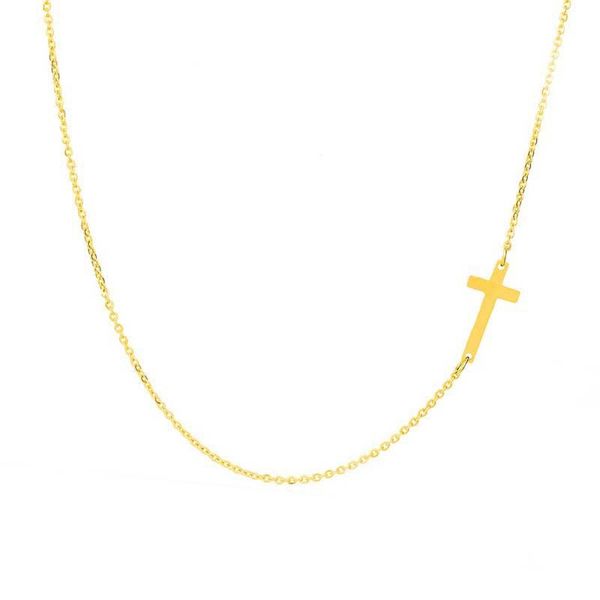 simple stainless steel chain gold silver plated cross pendants necklaces for women men fashion party jewelry
simple stainless steel chain gold silver plated cross pendants necklaces for women men fashion party jewelry