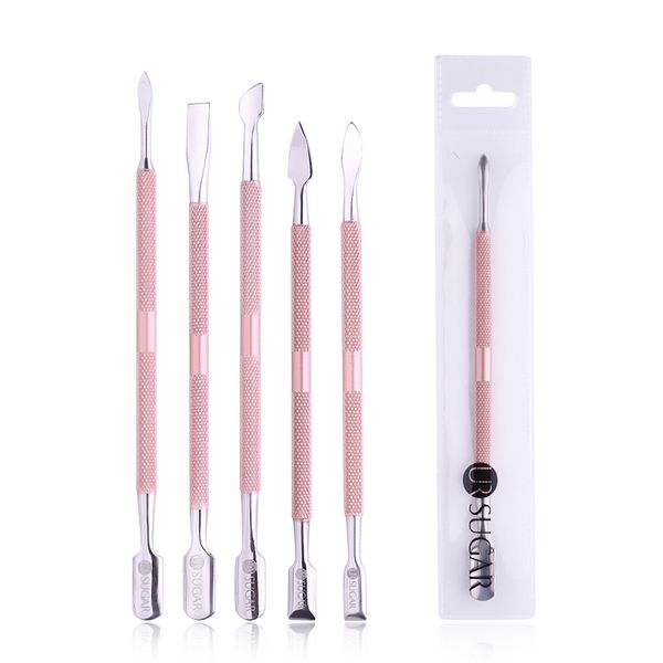 5pcs rose gold cuticle pusher remover dual-ended stainless steel finger dead skin push manicure kit nail art tool
5pcs rose gold cuticle pusher remover dual-ended stainless steel finger dead skin push manicure kit nail art tool